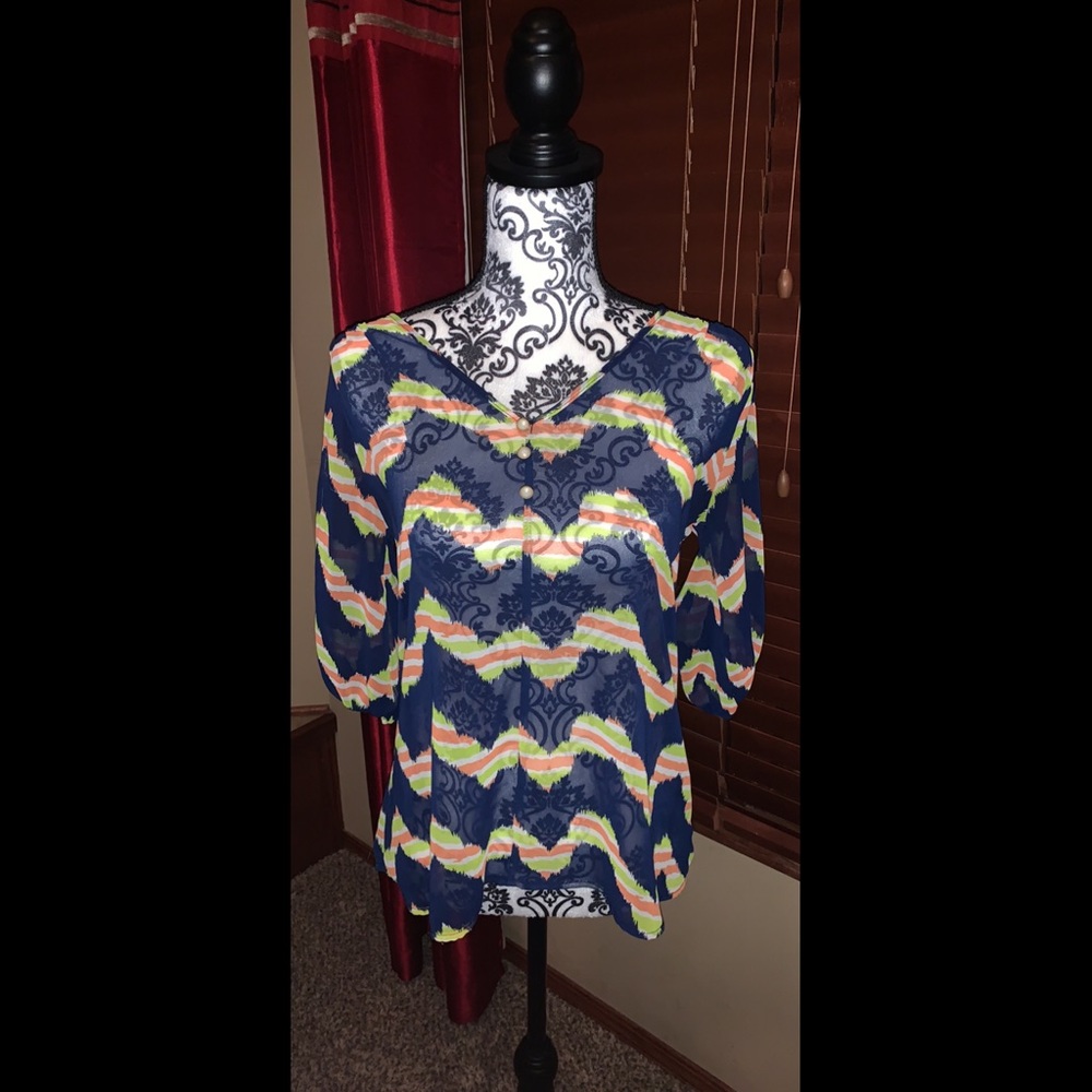 Mid Sleeve Blouse